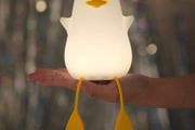 Cute Duck Night Light, Gifts for Women Teen Girls Baby,Night Lights for Kids Bedroom, Cute Christmas Seagull Chick Silicone Nightlights