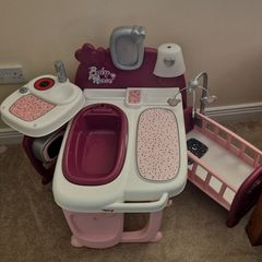 play doll baby changing unit