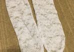 White lace socks
