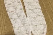 White lace socks