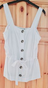 Linen Look Cotton Top