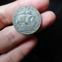 1940 Portugal Silver 5 Escudos Coin