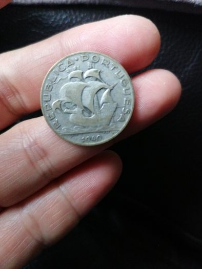 1940 Portugal Silver 5 Escudos Coin