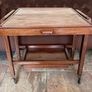 Antique Art Deco Metamorphic Side Table Tea Trolley 1920s Image 8