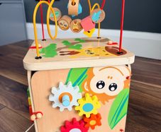 Wooden Activity Cube