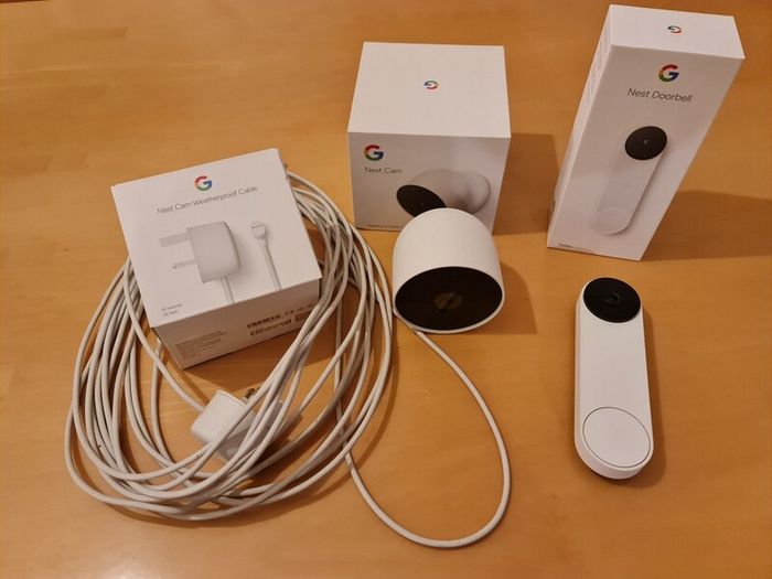 Google Nest Camera plus extended cable