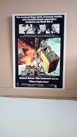WW 2 classic/vintage REPRODUCTION movie posters from days gone