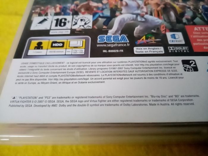 Virtua Fighter 5 PlayStation 3 Ps3 Games Original