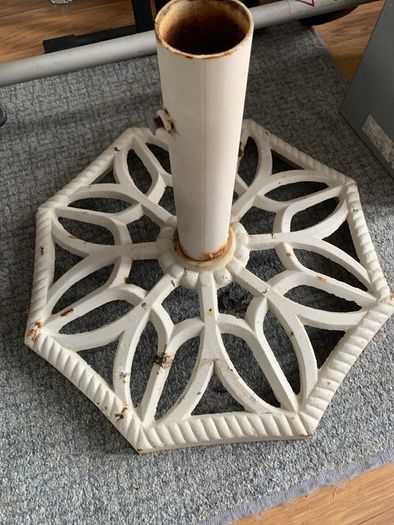 Garden Table Canopy Support