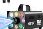 NEW SALE |  Fog Machine, Smoke Machine 500W with Wireless Remote Control &amp; Colorful LED Light, Huge Fog 2000 CFM Durable &amp; Portable, for Parities Weddings Holidays Halloween Christmas Stage Effect
