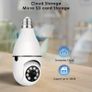 3mp Panoramic Wifi Ip Camera E27 Light Bulb Calving Hd Wireless Security Camera Image 4