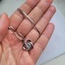 Sterling silver necklace pendant with heart Image 6
