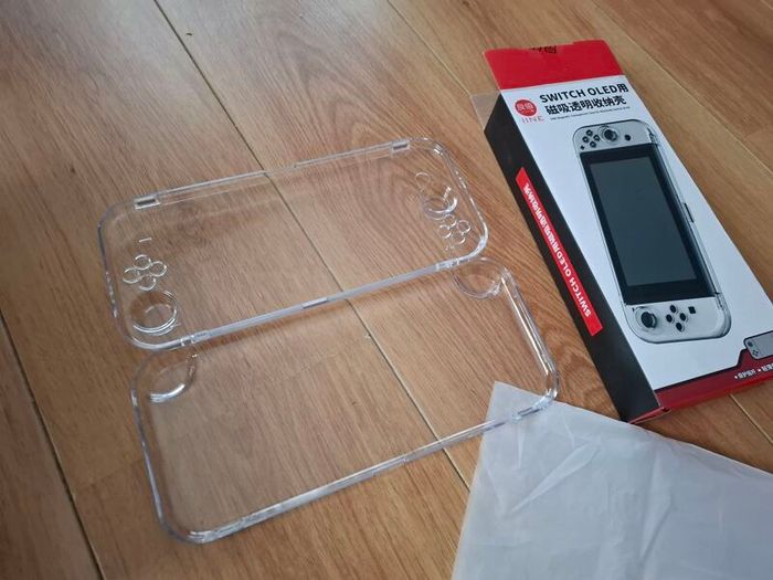 IINE Magnetic Transparent Case for Nintendo Switch OLED