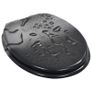 WC Toilet Seats 2 pcs with Soft Close Lids MDF Water Drop Design Image 4