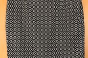 Size 14 Ladies Black Patterned Skirt by Peruzzi