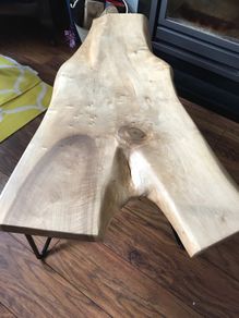Walnut designer piece