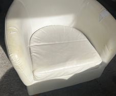 Leather Tub Chair Up Cycle Project.