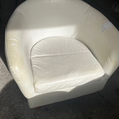 Leather Tub Chair Up Cycle Project.