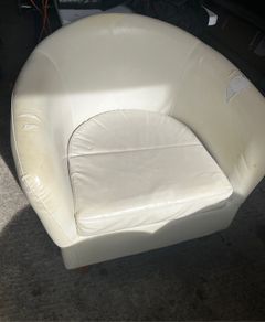 Leather Tub Chair Up Cycle Project.