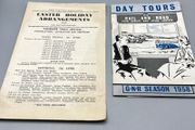 Great Northern Railway Ireland Easter holidays Timetable 1958 +Day Tour Brochure