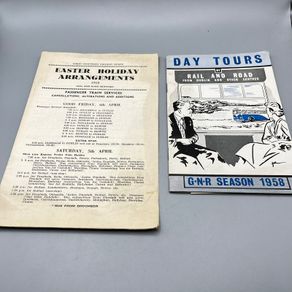 Great Northern Railway Ireland Easter holidays Timetable 1958 +Day Tour Brochure