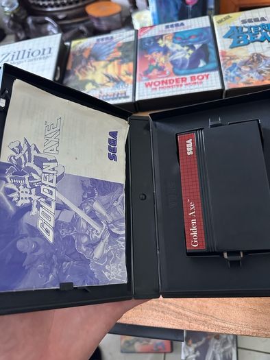 Sega Master System console and games Sonic