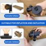 NEW SALE | 220V AC/150W 50/60Hz portable quick fill AC Inflator Deflator with 3 Nozzles Pump for Bed Mattress Inflatables Paddling Pool Beach Toys Image 3