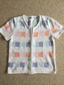 Vintage harlequin cardigan uk12-14