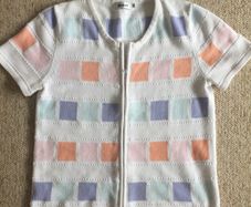 Vintage harlequin cardigan uk12-14
