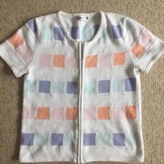 Vintage harlequin cardigan uk12-14