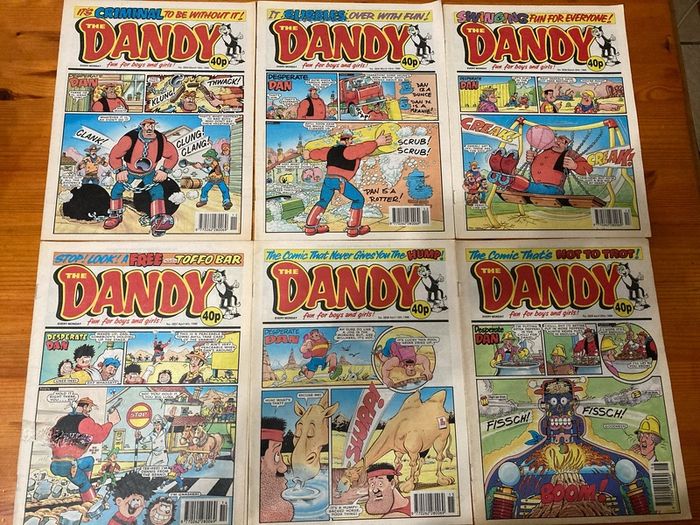 Comics: 'The Dandy' 1995,1996 and 1997 (51 comics)