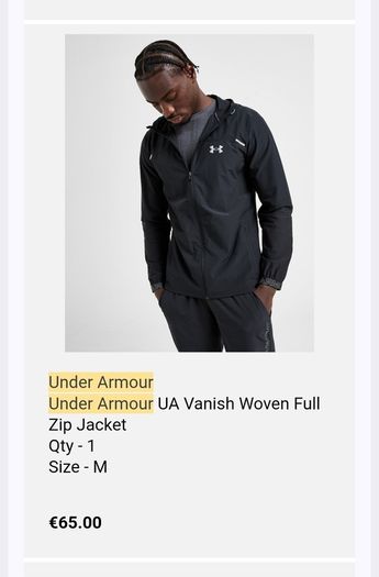 Under Armour UA Vanish jacket