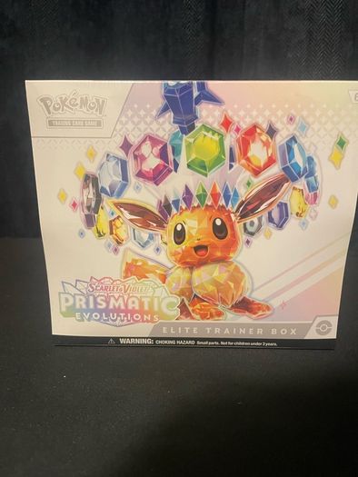 Pokemon Prismatic Evolutions elite trainer box