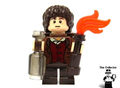 LEGO The Hobbit And The Lord of the Rings  Frodo Baggins No Cape Version Minifigure Set 79006 Brand New From Set Never Displayed