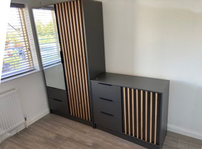Wardrobe & Chester of Drawers Nelly