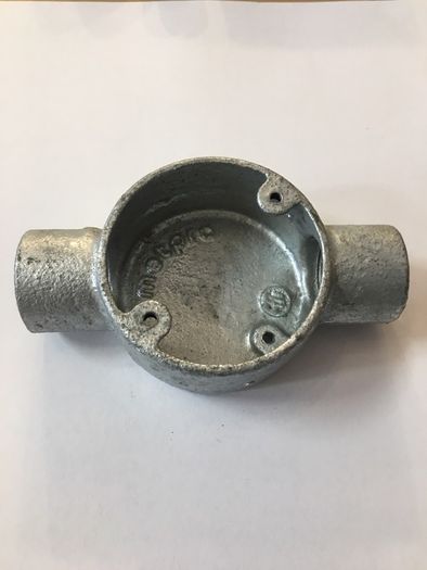 25 mm Metal Straight Through Box for Conduit
