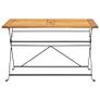 Folding Garden Table 120x70x74 cm Solid Acacia Wood Image 4