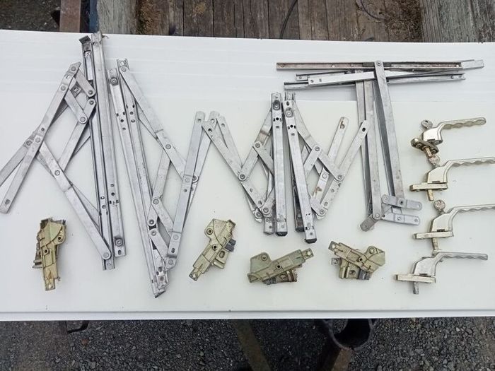 window handles and hinges