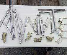 window handles and hinges