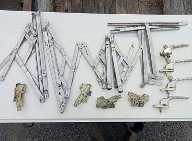 window handles and hinges