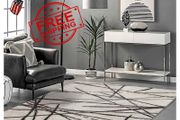MULTIPLE SIZES AVAILABLE | Living Room Large Modern Soft Area Rugs Modern Simple Style Short Pile Beige pattern Carpet for Living Room Bedroom(80 x 120 cm, Beige)