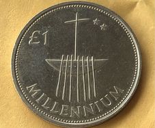 Ireland one pound coin