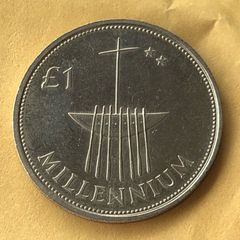 Ireland one pound coin