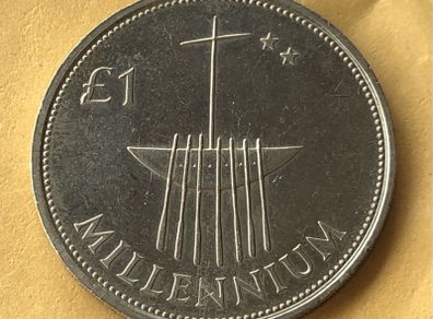 Ireland one pound coin