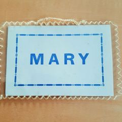'Mary' prayer card
