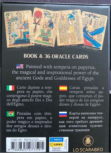 Taro Oracle of the Egyptian Gods