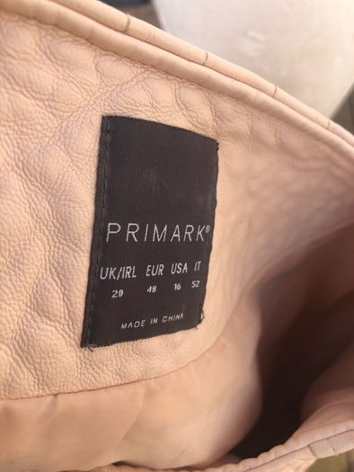 Blush Pleather Jacket Size 20