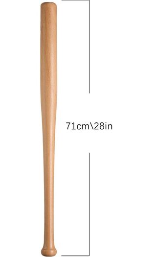 34 32 30 28 inch Available Wooden Baseball Bat Adult Kids Baseball Bar Stick Anti-Slip Long Lightweight for Training and Practise