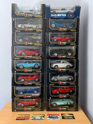 1/18 Burago Model Cars Collection