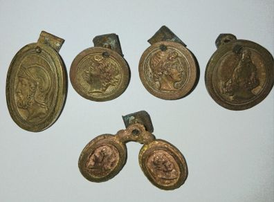 Antique Job Lot Of 14 Items As Shown.